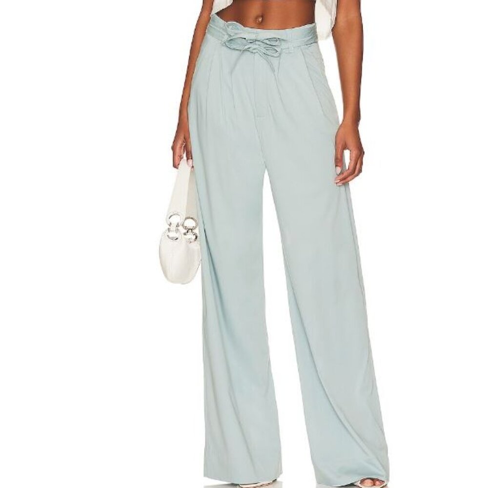 NWT NONchalant Label Flowy Rhye Wide Leg Pant in Seafoam